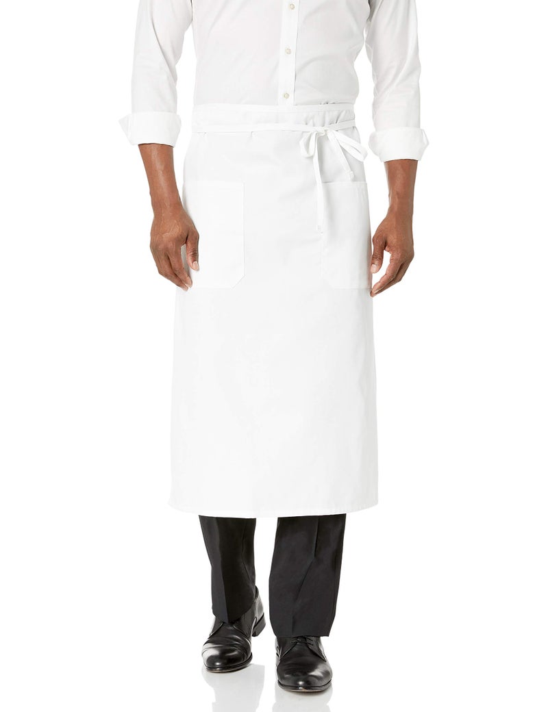 Uncommon Threads unisex adult Two-pocket Apron, White, One Size US - Image 1